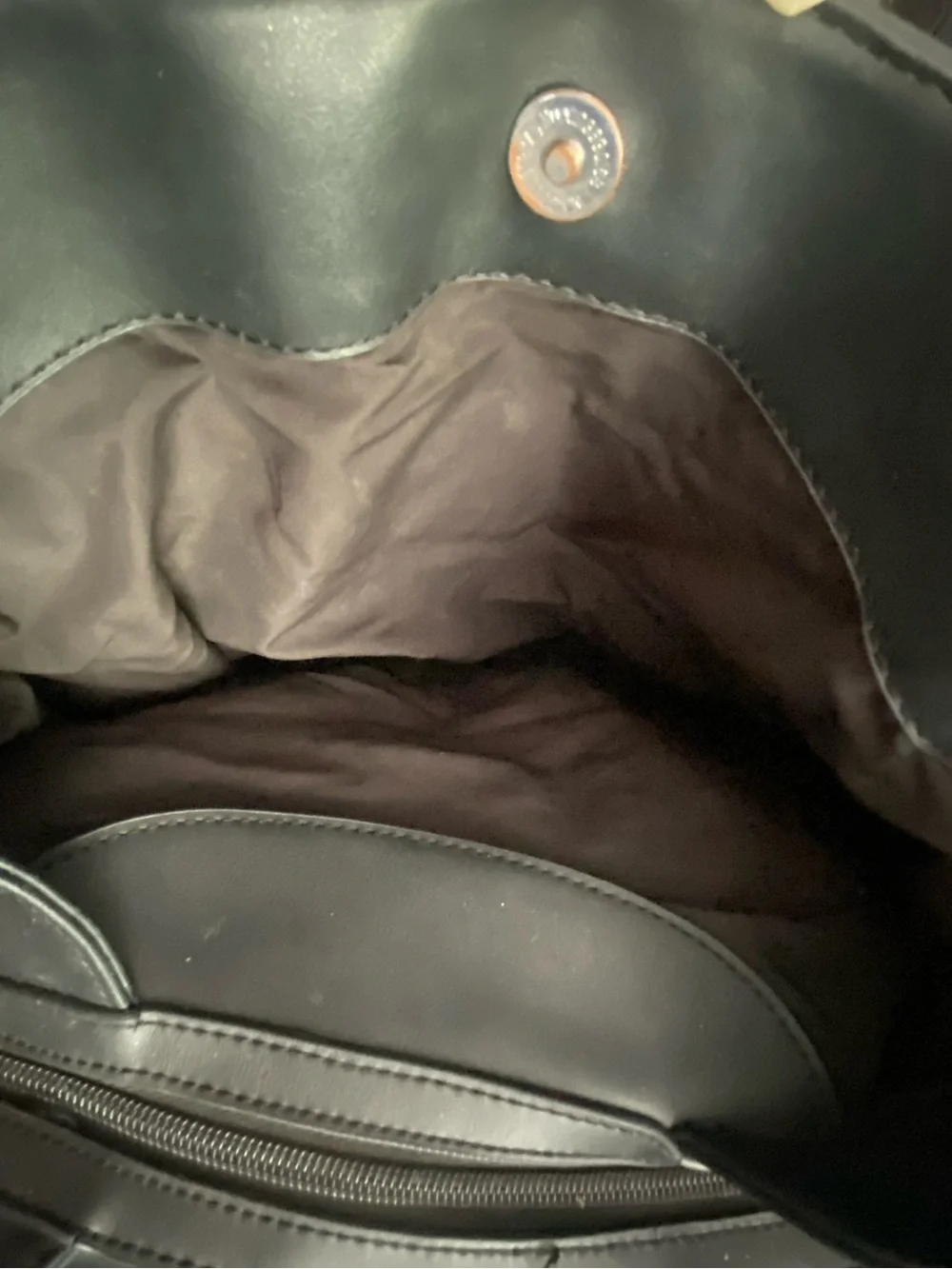 Vintage Nine West Triple Compartment Carryall Hobo Bag | Black Y2K Era